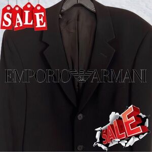 Gorgeous Authentic Emporio Armani Charcoal Wool Blazer made in Italy 40R